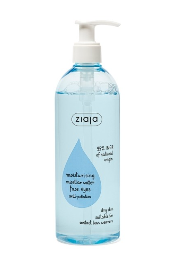 Ziaja Micellaire Reinigingsvloeistof, Hydraterend voor Gezicht en Ogen
