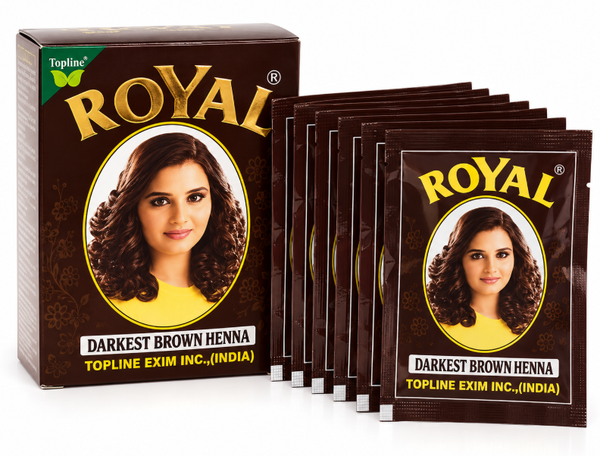Royal Darkest Brown Henna – Donkerbruine Henna Haarverf
