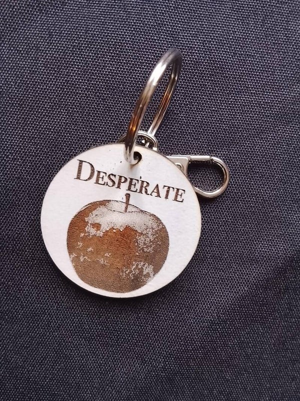 Porte clef inspiration desperate pomme
