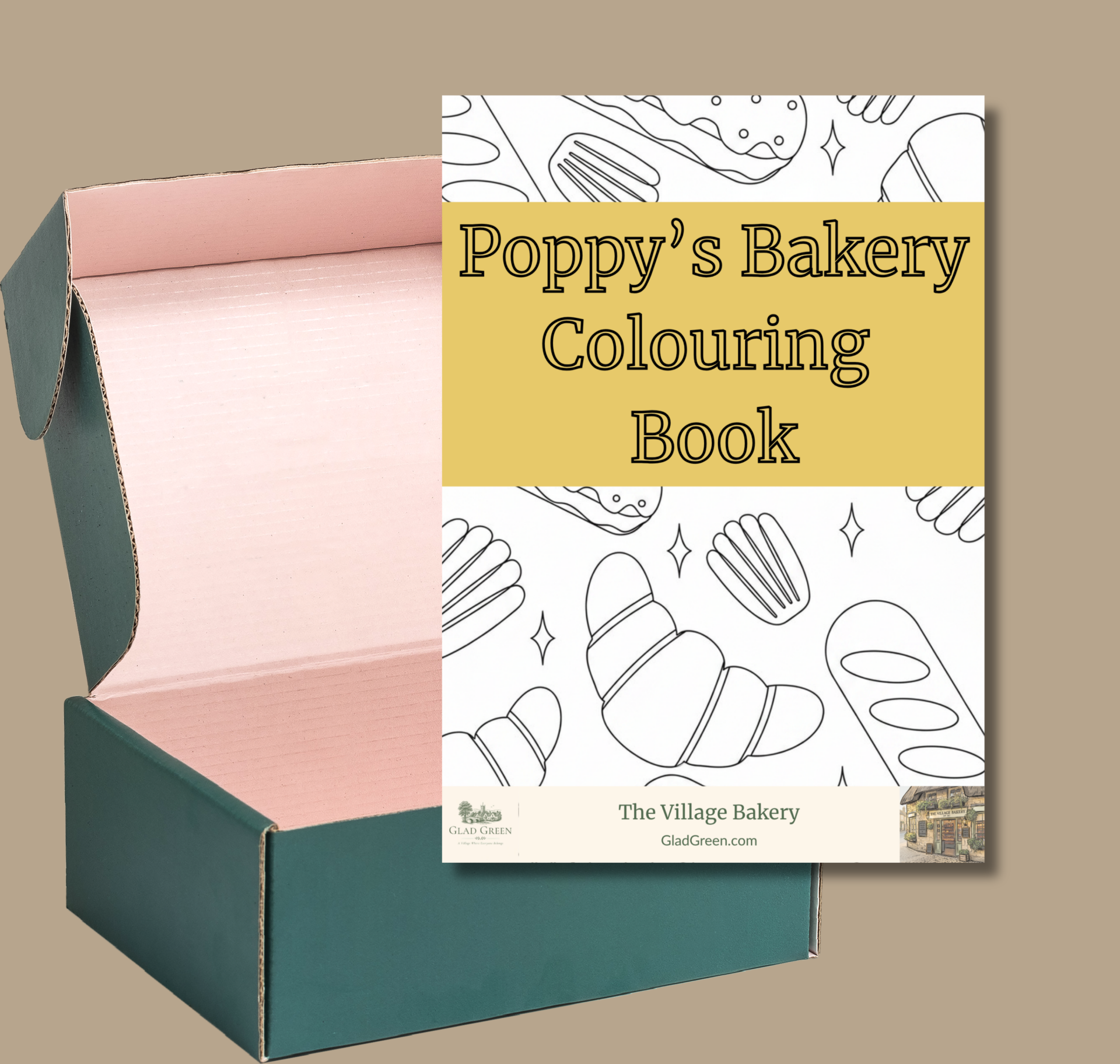 Poppy's Bakery Colouring Book