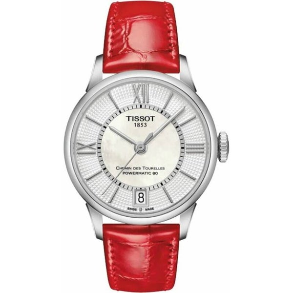 Relógio Elegante Tissot Chemin Powermatic 80 Senhora