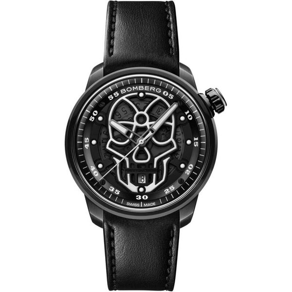 Relógio Automático Bomberg BB-01 Caveira Negra