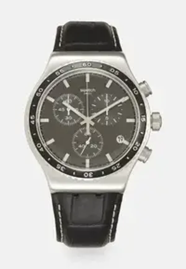 Swatch IRONY Carbonium Dream Relógio Analógico Elegante
