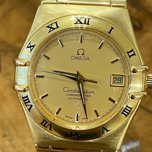 Relógio Omega Constellation 18K Ouro 35mm Automático