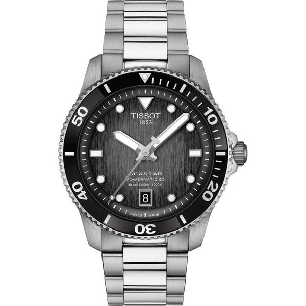 Relógio Tissot Seastar 1000 Powermatic 80 40mm de Luxo