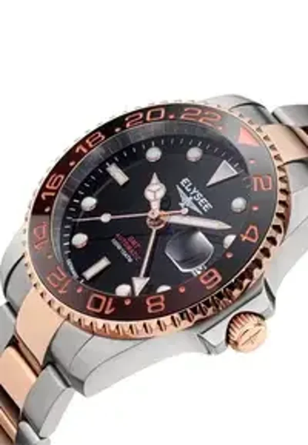 Elysee GMT AUTOMATIC - Relógio Bicolor de Luxo