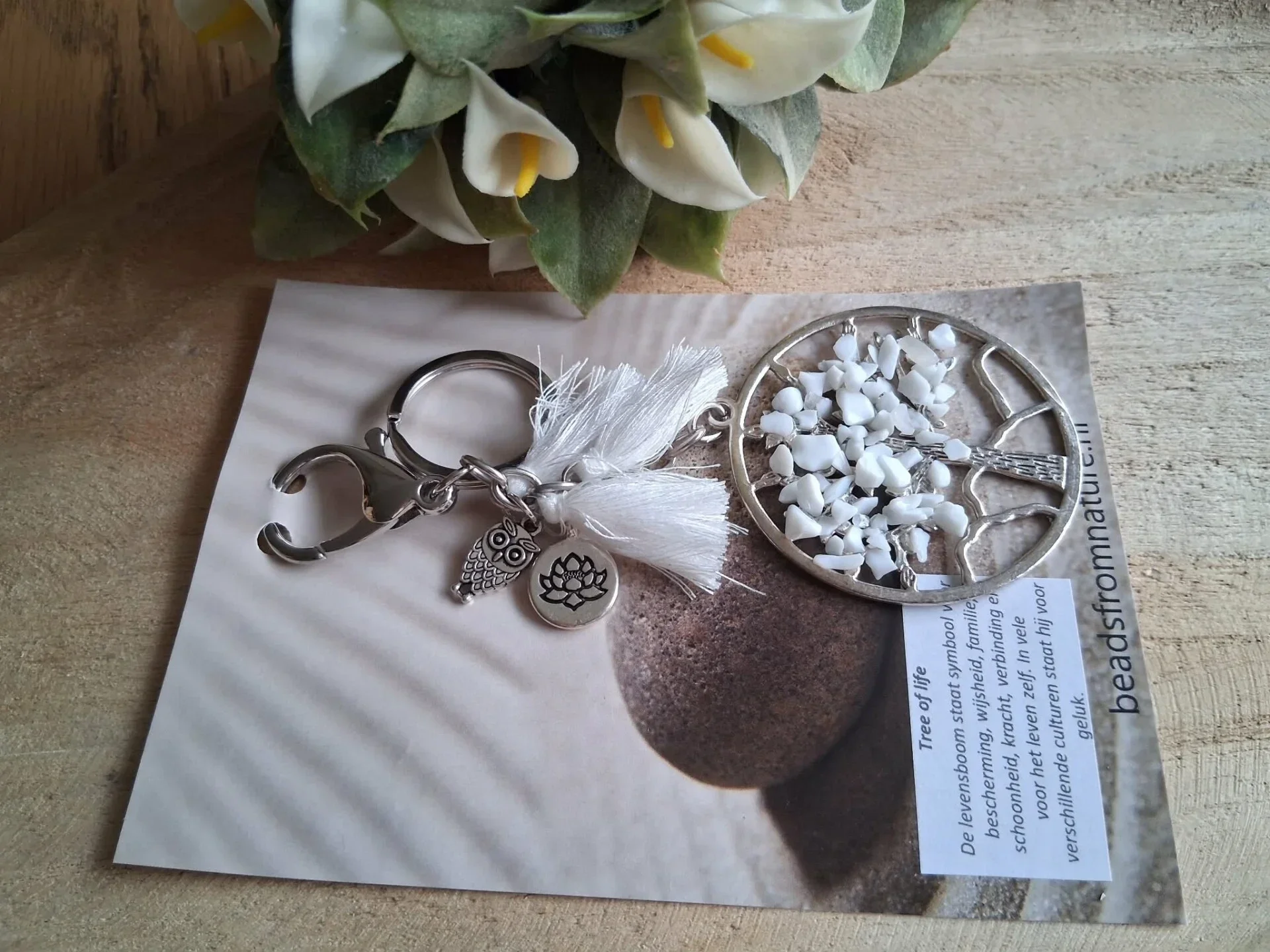 Levensboom witte jade