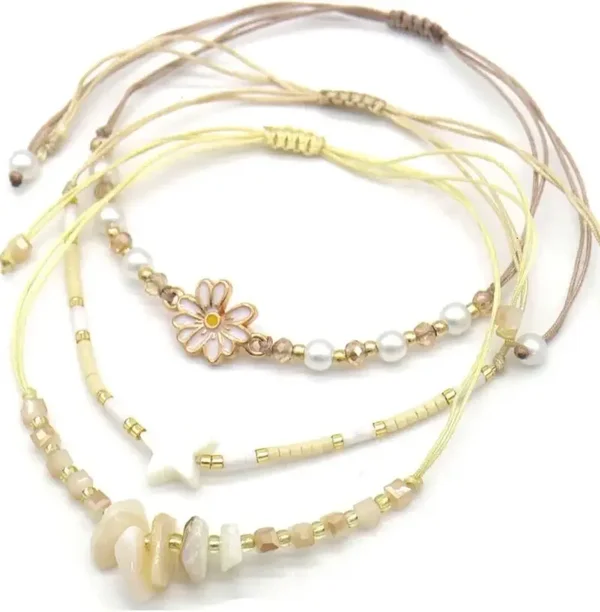 3-delig setje beige