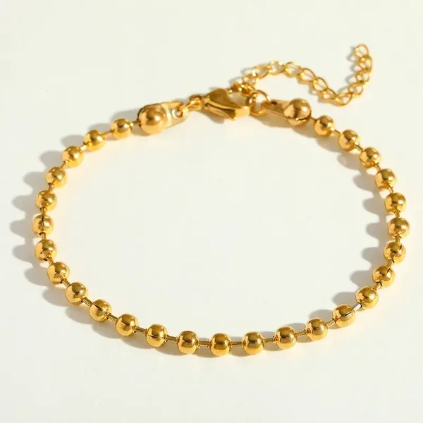 Fijn armbandje goudkleur