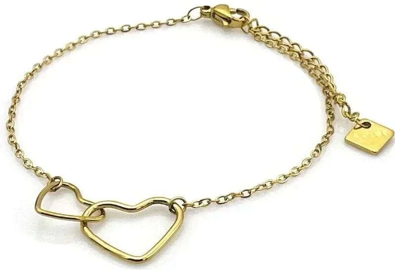 Dubbel hart goudkleur
