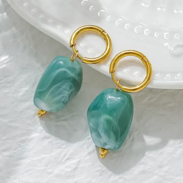 Blauw/groen druppels