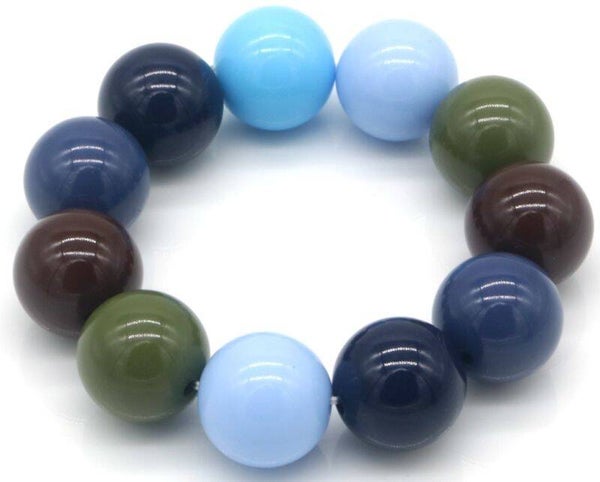 Kralen blauwtinten