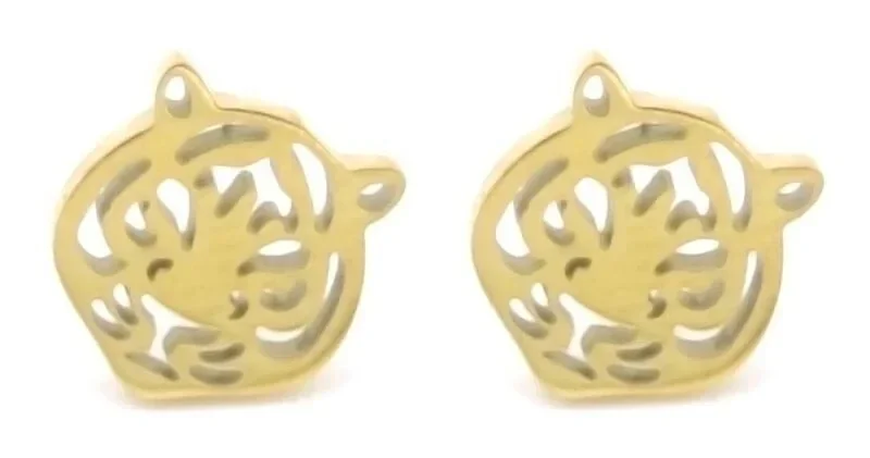 Tijgerkopjes goudkleur