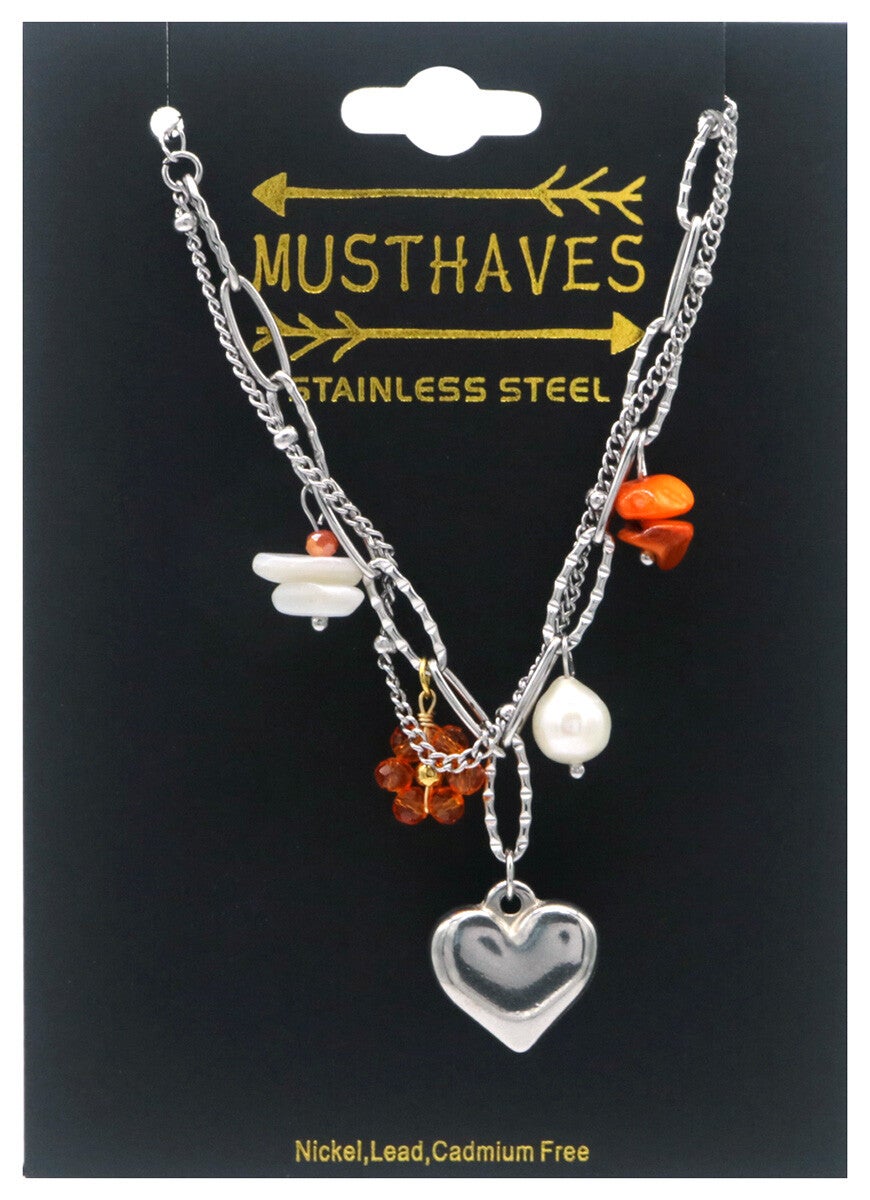 Dubbellaags zilverkleur