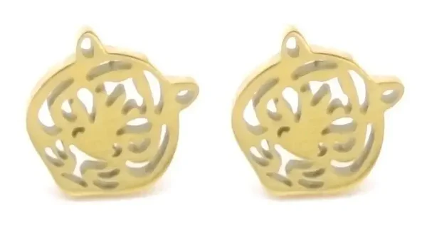 Tijgerkopjes goudkleur