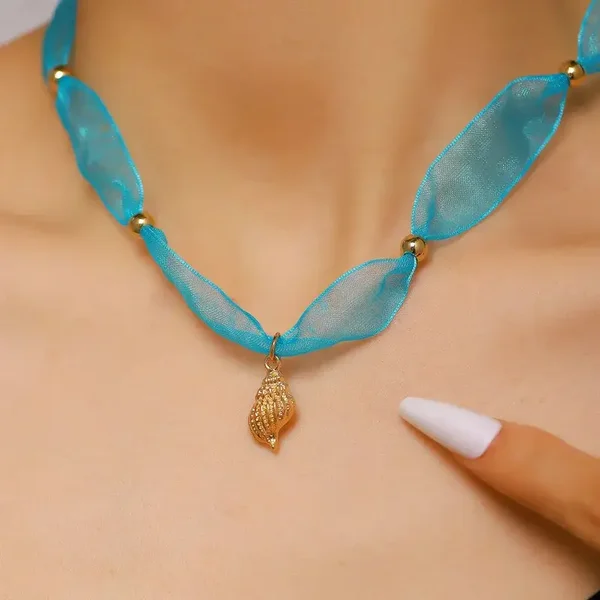 Blauw tule