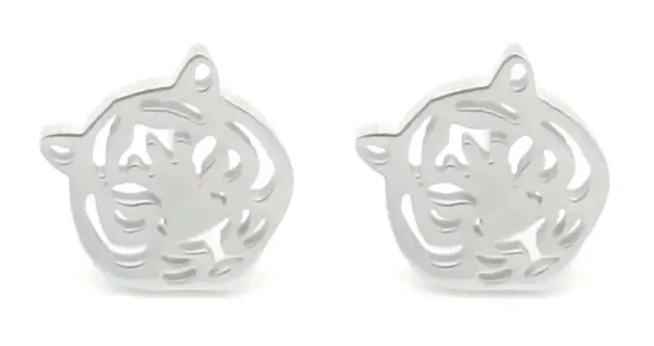 Tijgerkopjes zilverkleur