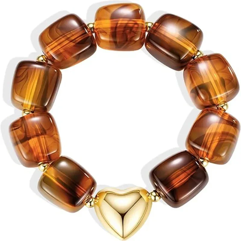 Statement armband amber