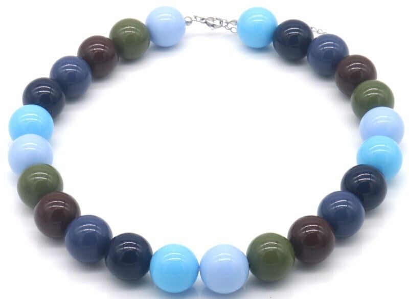 Kralen blauwtinten