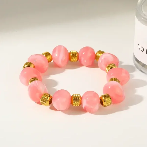 Kralen zacht roze