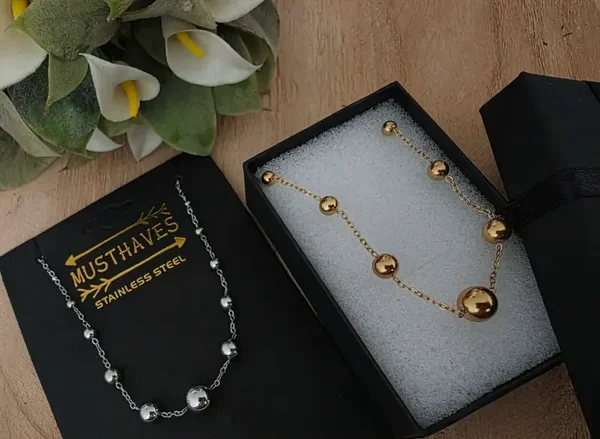 RVS set goud- of zilverkleur