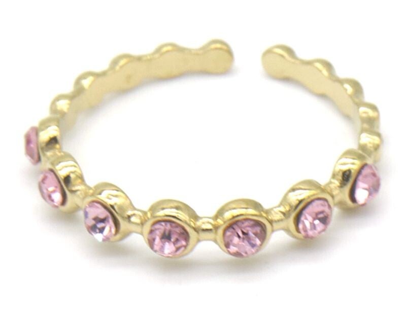 Ring goud- of zilverkleurig