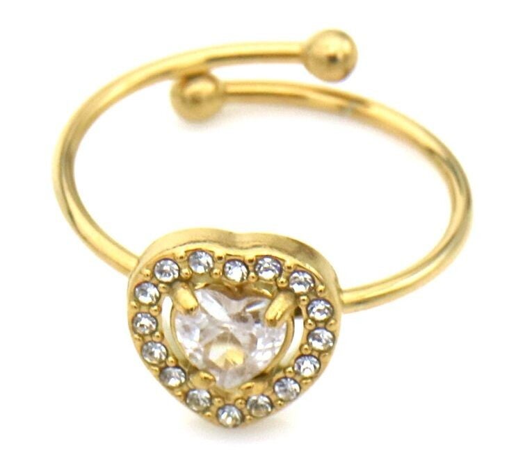 Ring goud- of zilverkleurig