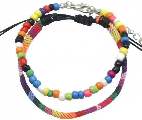 Armbandjes set in 2 kleuren