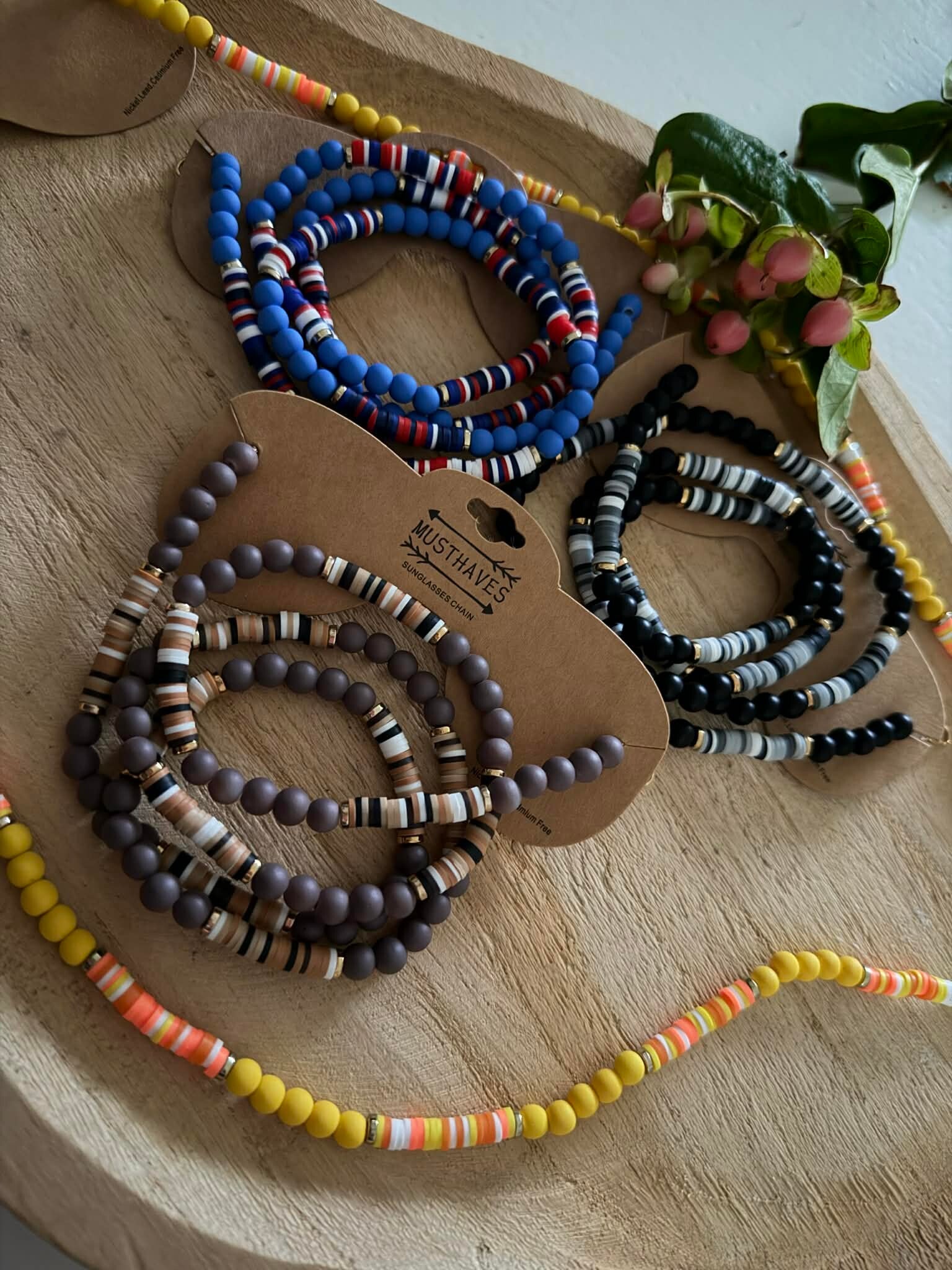 Brillenkoord/-ketting in 4 kleuren