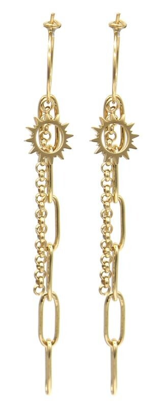 Hangers zonnetje in goud- en zilverkleur