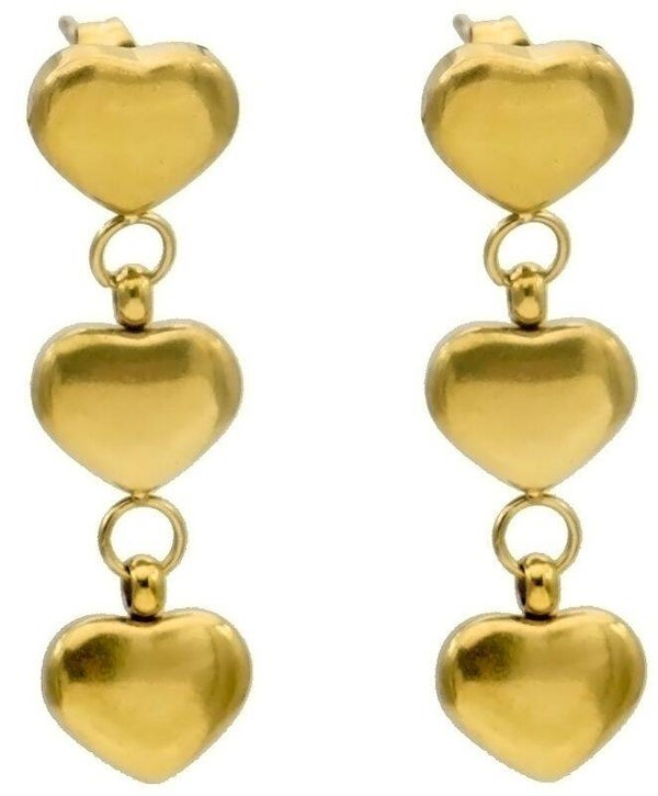 Hartjes in goud- of zilverkleur