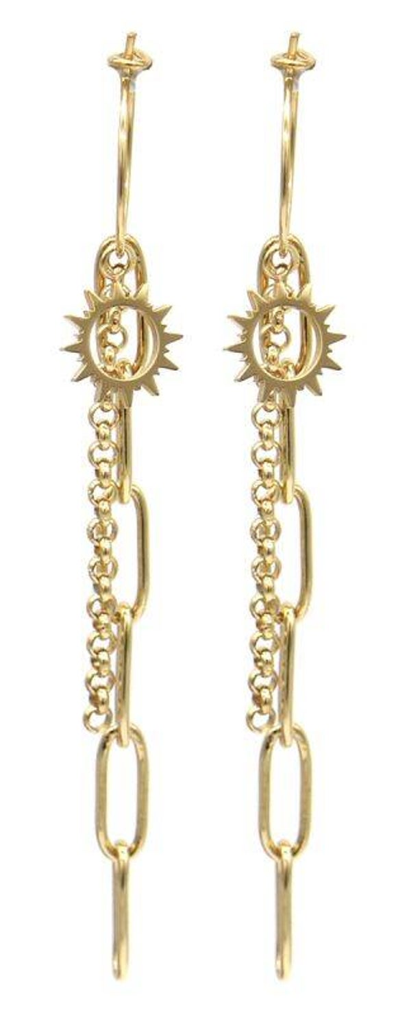 Hangers zonnetje in goud- en zilverkleur