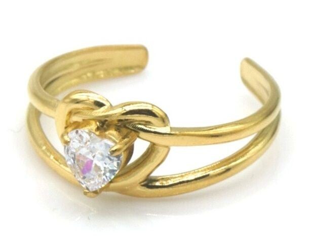 Ring goudkleurig