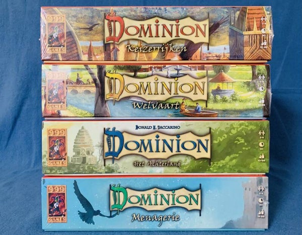 Dominion bundel  Achterland  + Menagerie + Keizerrijken  en Welvaart uitbreiding naar keuze