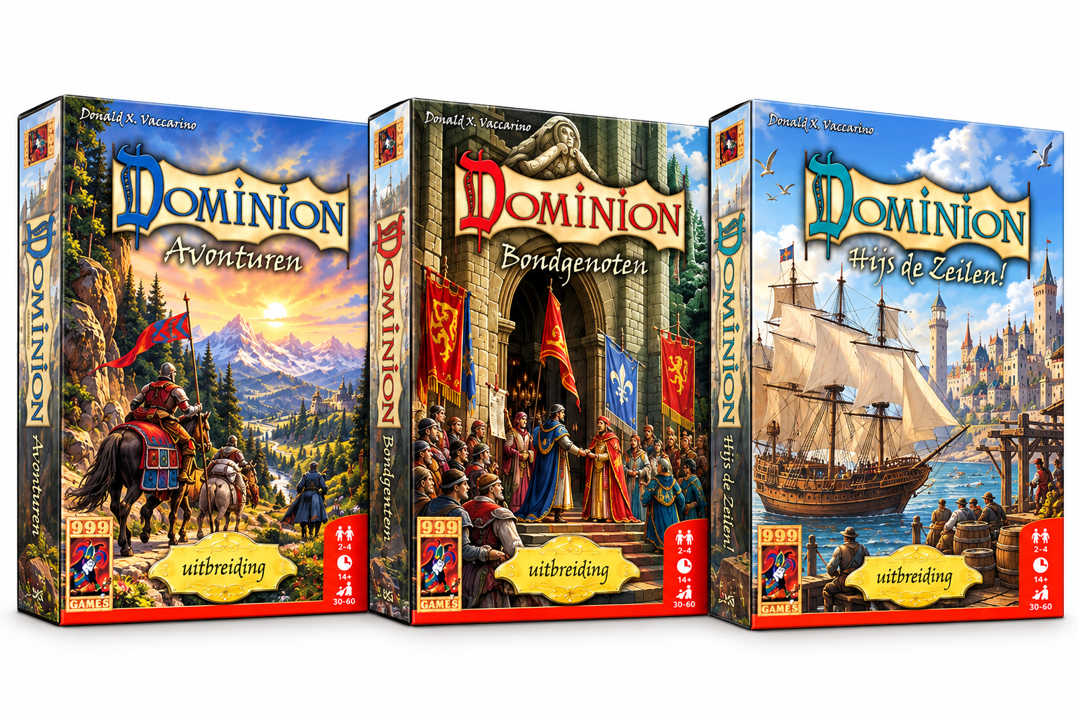 Dominion Bundel - Hijs de Zeilen - Avonturen - Bondgenoten