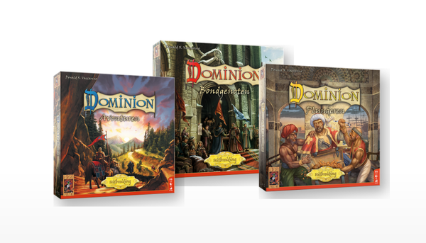 Dominion Uitbreidingen Bundel – Avonturen, Bondgenoten & Plunderen | 999 Games