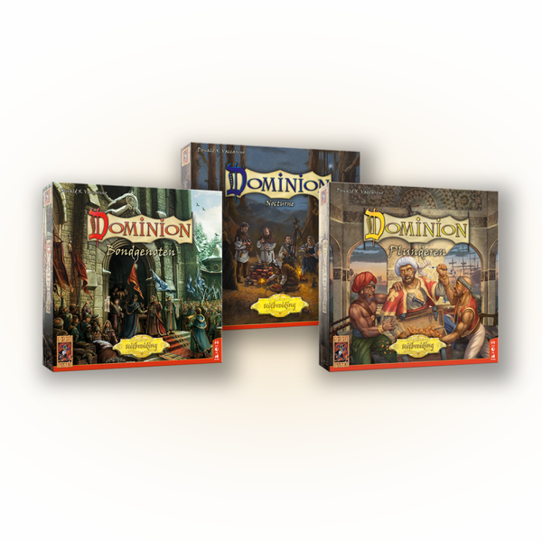 Dominion Uitbreidingen Bundel – Bondgenoten, Nocturne & Plunderen | 999 Games
