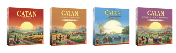 Catan Basis incl 3 uitbreidingen