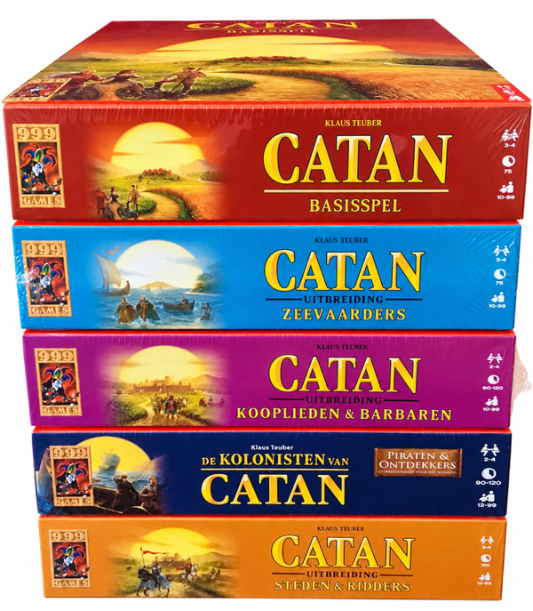 CATAN Basisspel + 4 Uitbreidingen – Complete Bundel 2026 Nieuwe Editie NL