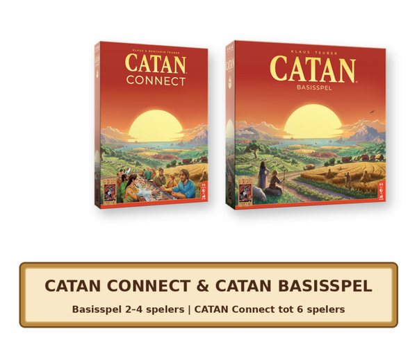 CATAN Basisspel + CATAN Connect – Bundel 2026 |