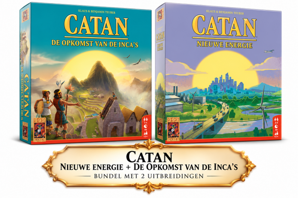CATAN Nieuwe Energie + De Opkomst van de Inca's – Bundel 2 Bordspellen NL