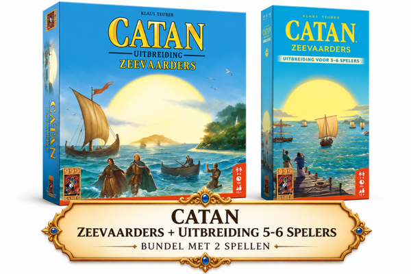CATAN Zeevaarders + Uitbreiding 5–6 Spelers – Bundel NL