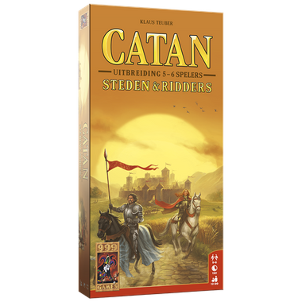 CATAN Steden & Ridders Uitbreiding 5–6 Spelers - editie 2026