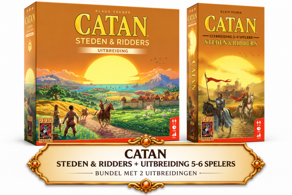 CATAN Steden & Ridders + Uitbreiding 5–6 Spelers – Bundel NL