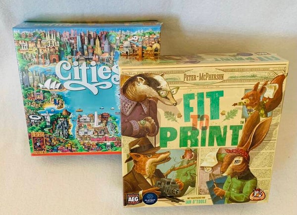 Cities NL & Fit to Print NL - Bordspel