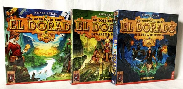 El Dorado Basisspel + Helden & Demonen + Gevaren & Muisca - Bordspel