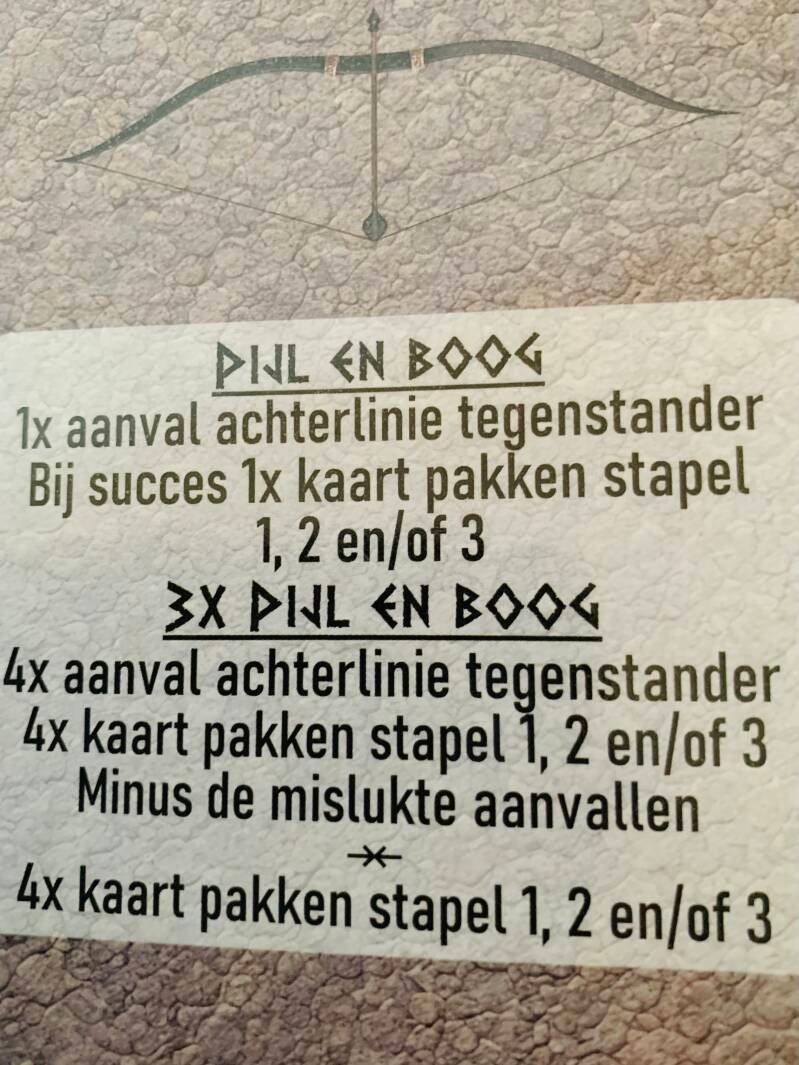 Helheim Actiekaart Pijl en Boog