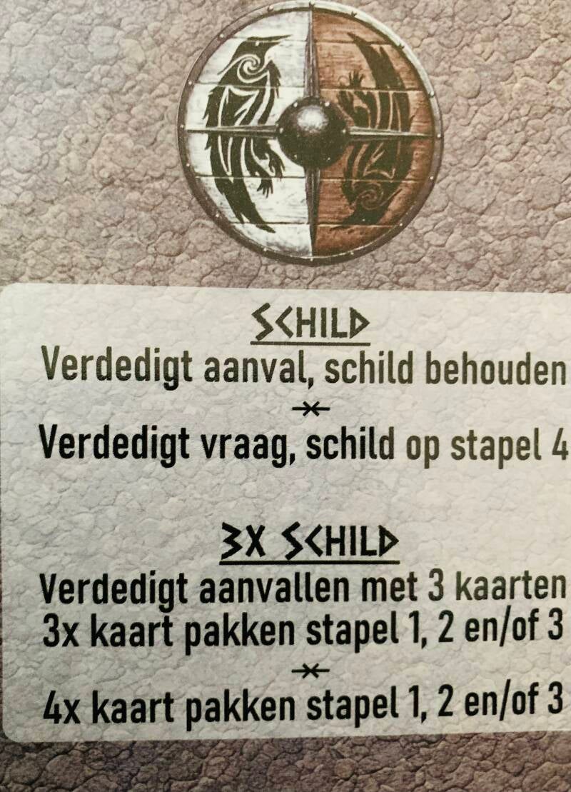 Helheim Actiekaart Schild