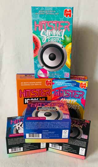 Hitster uitbreidingen : 100% NL | Summer Party | Guilty Pleasure en meer
