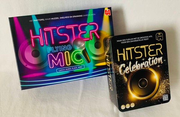Hitster Flying Mic & Hitster Celebration - Jumbo spellen